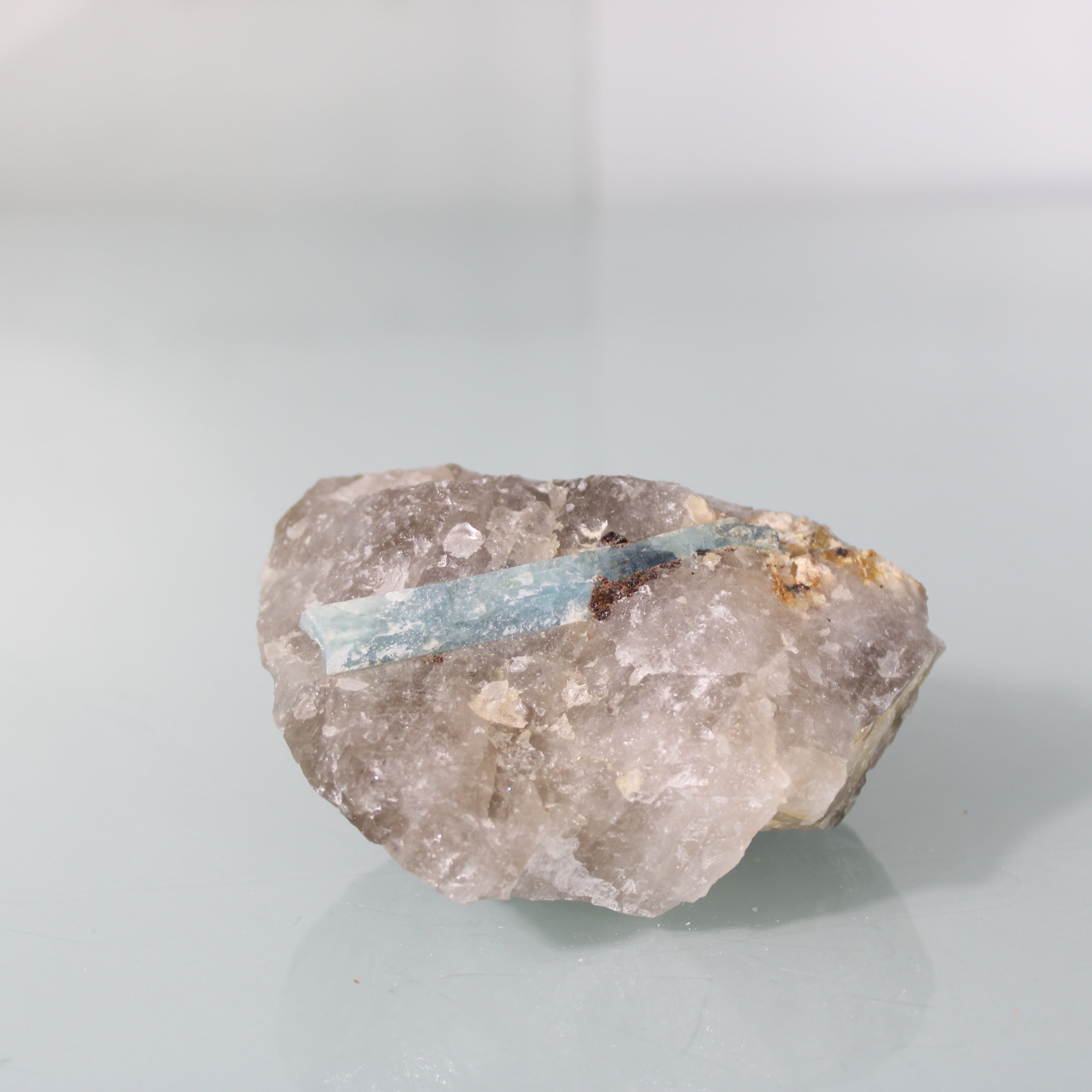 Aquamarine Crystal Block – Rare Formation in Translucent Matrix