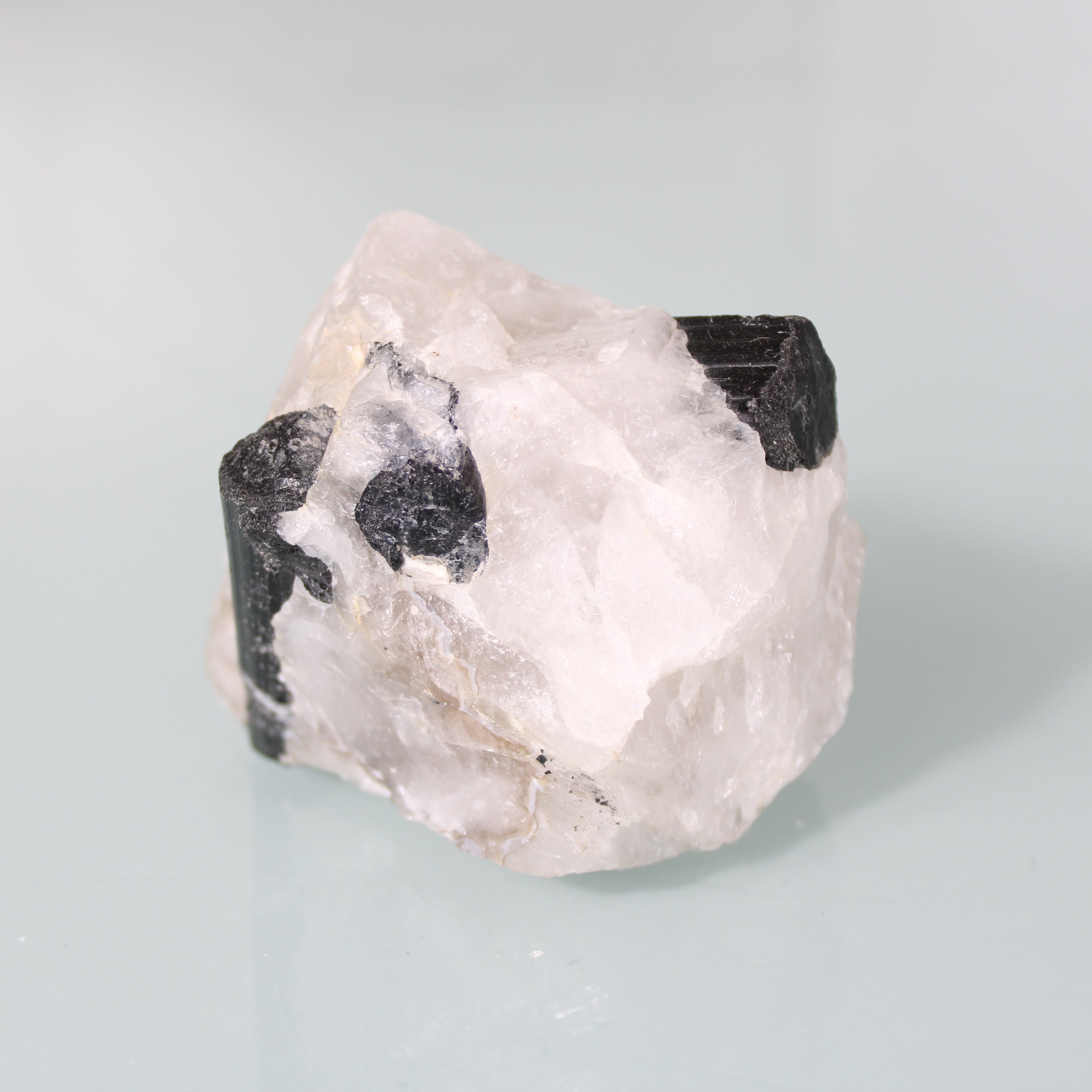 Quartz Block with Black Tourmaline – Energy in its Pure State