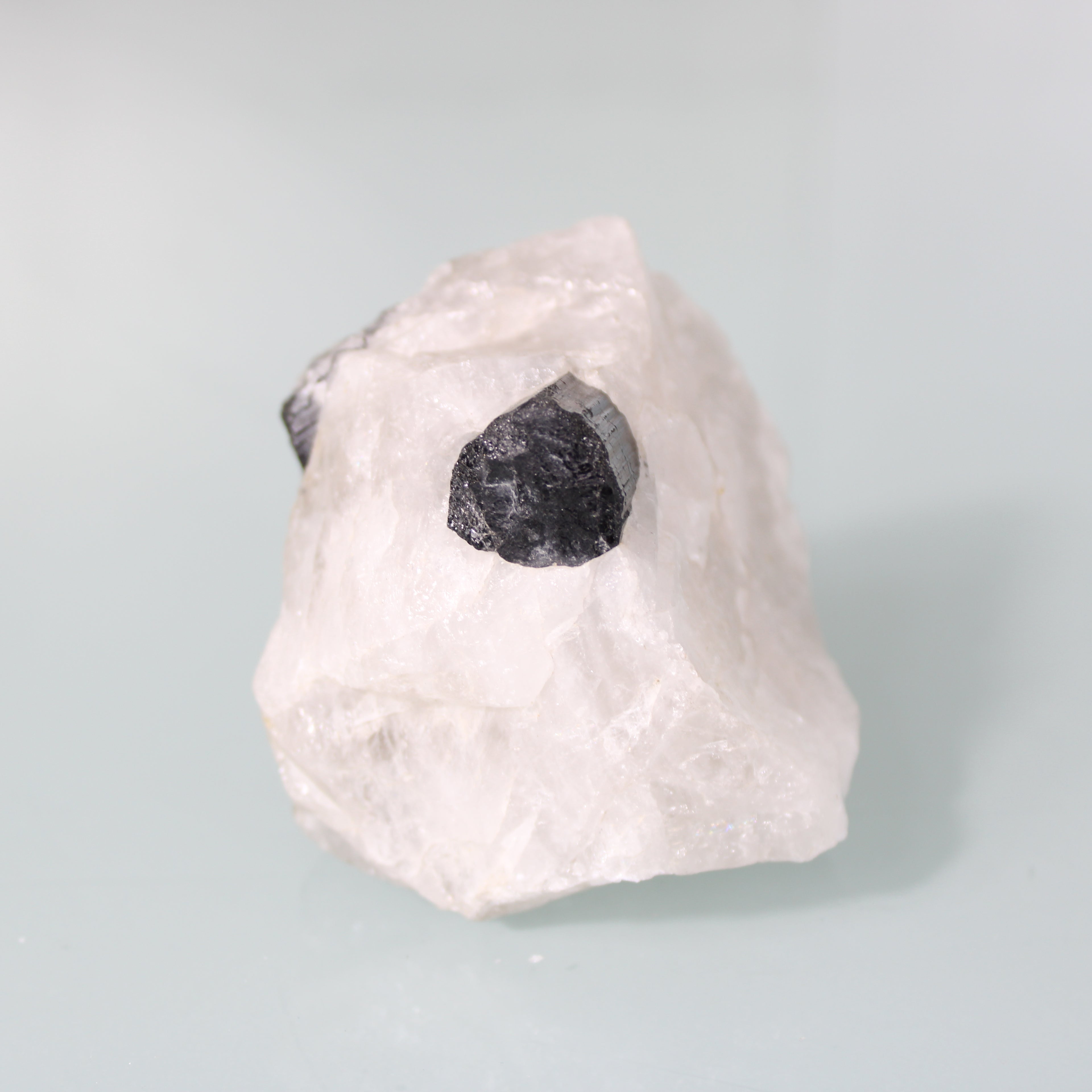 Quartz Block with Black Tourmaline – Energy in its Pure State
