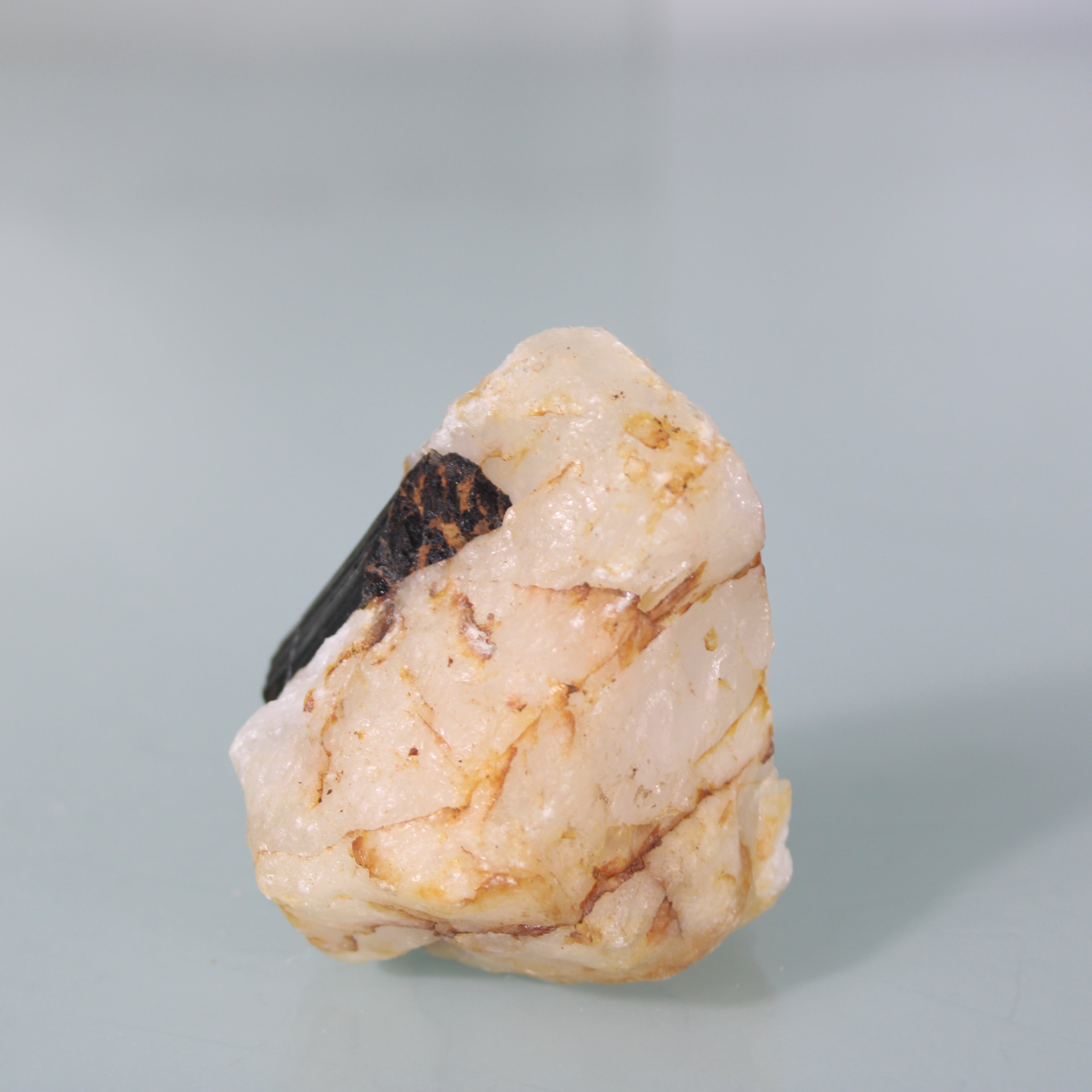 Black Tourmaline in the Matrix – Crystalline Strength over Quartz
