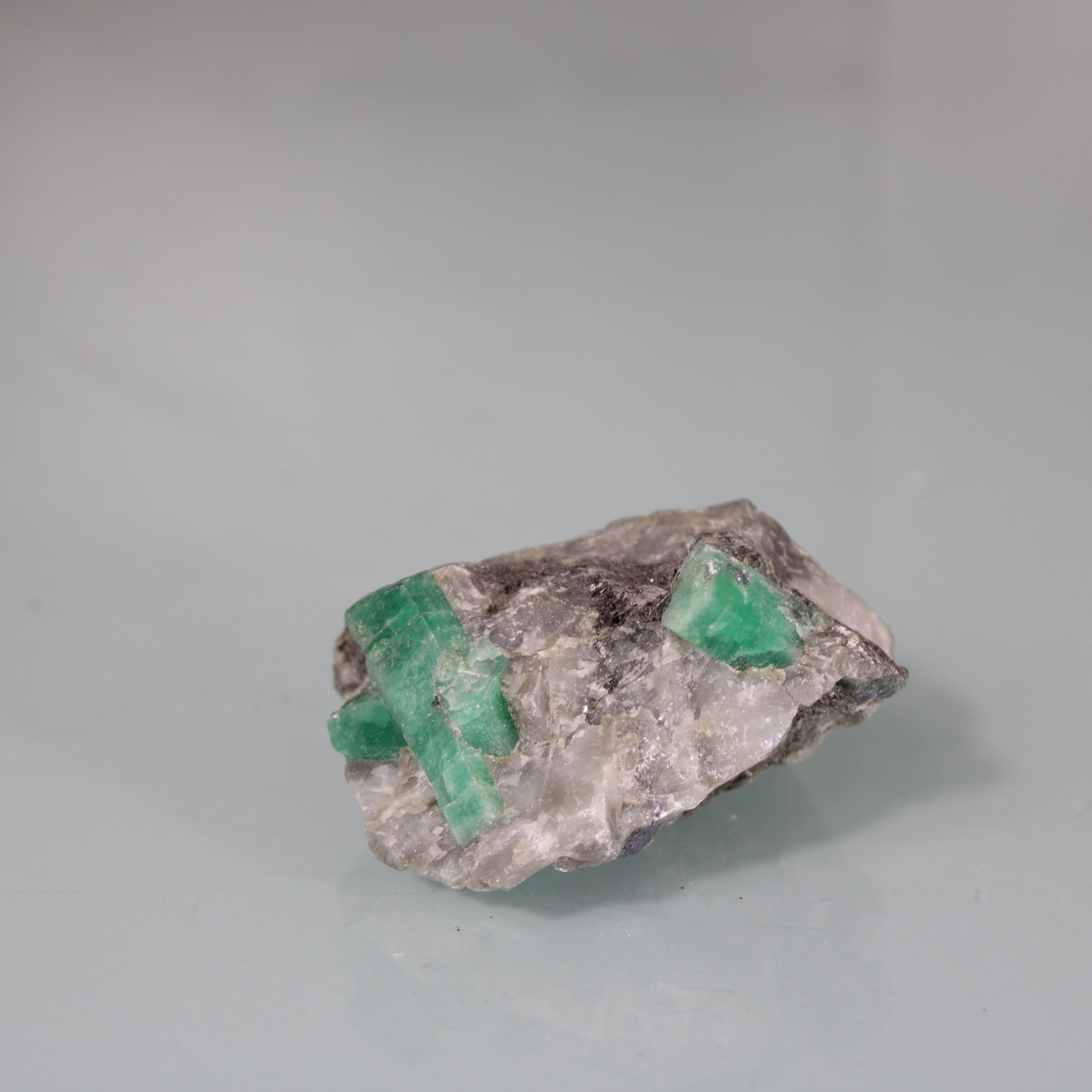 Emerald Crystals in Matrix – Natural Shine