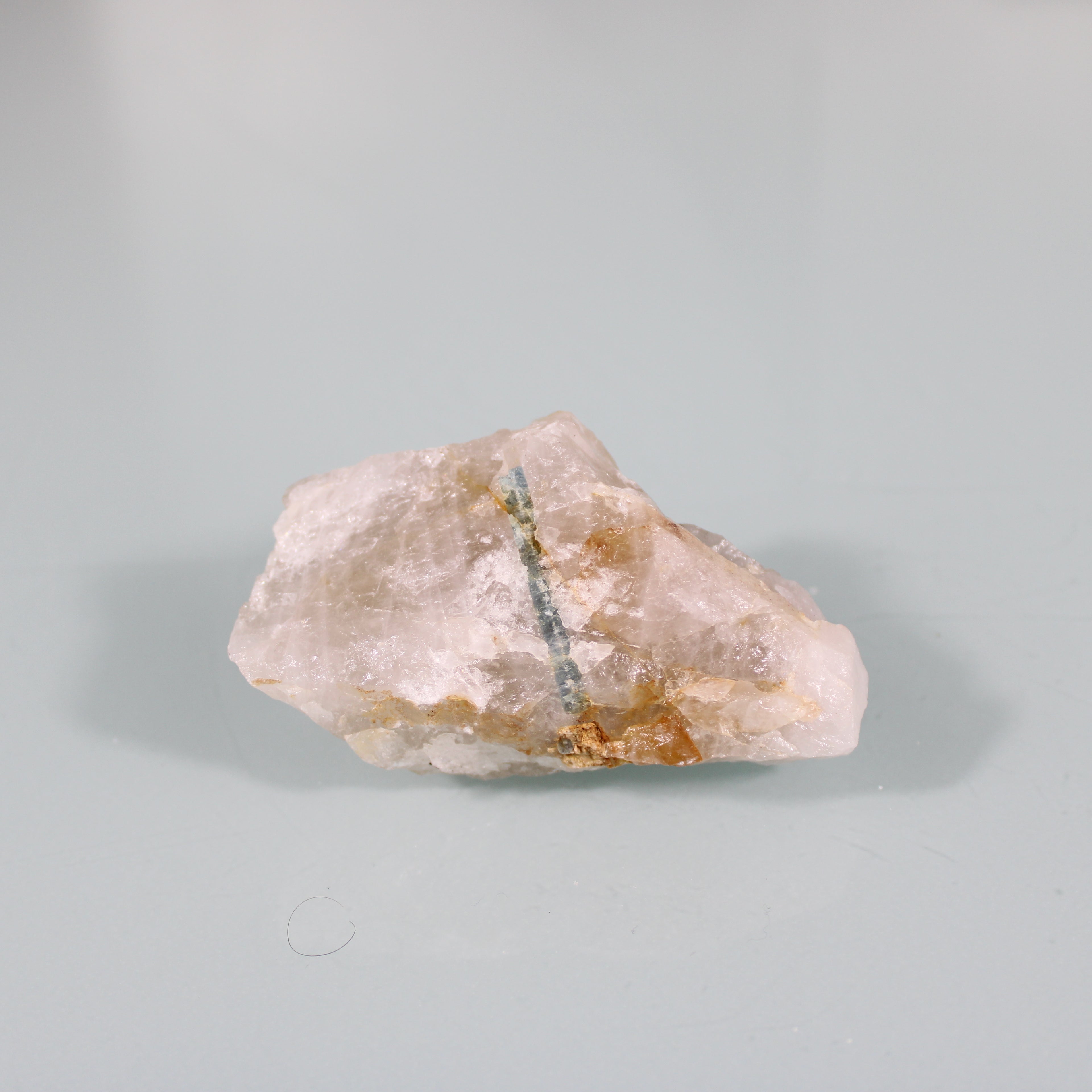 Aquamarine Vein in the Matrix – Raw Authenticity of the Earth