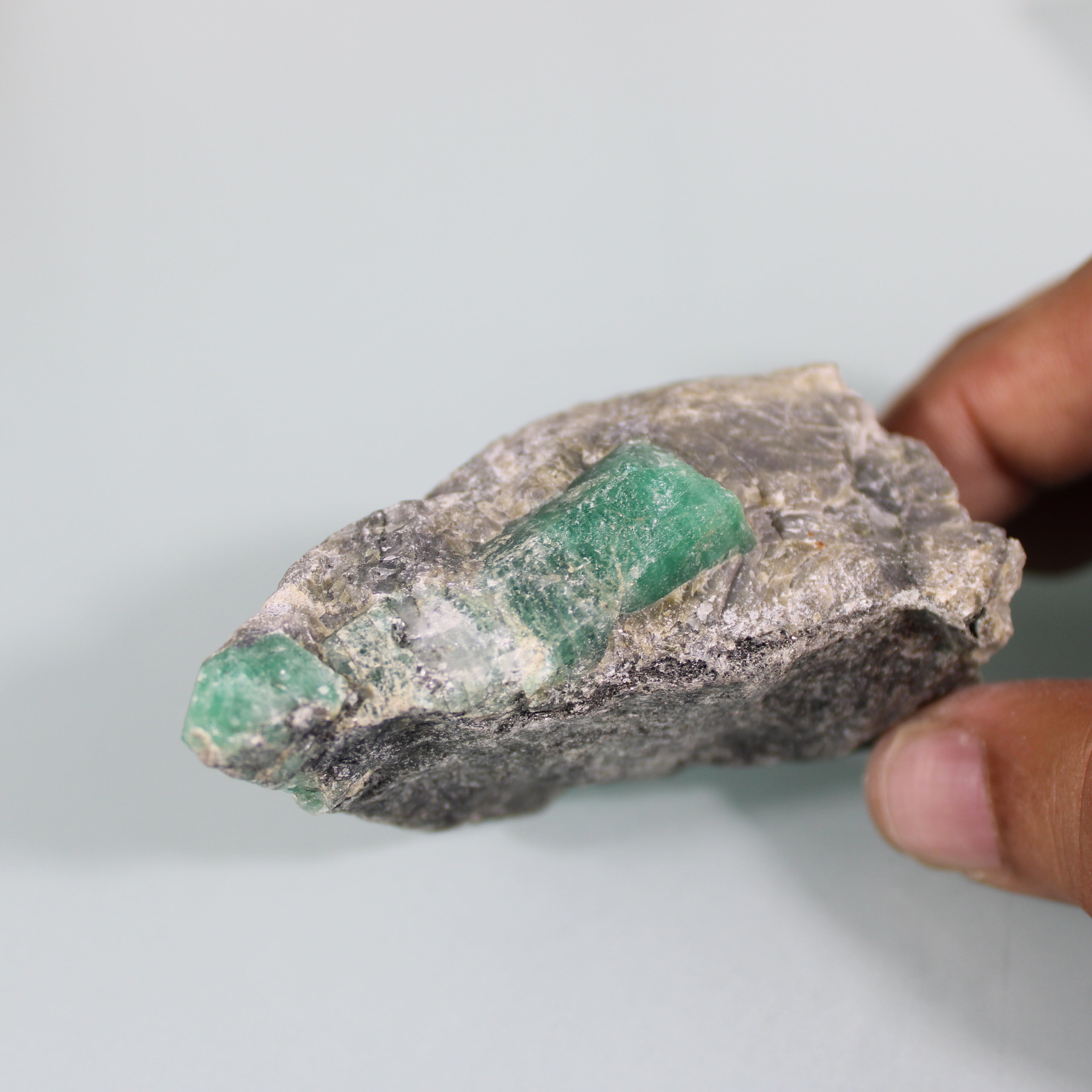 Emerald Crystal in the Matrix