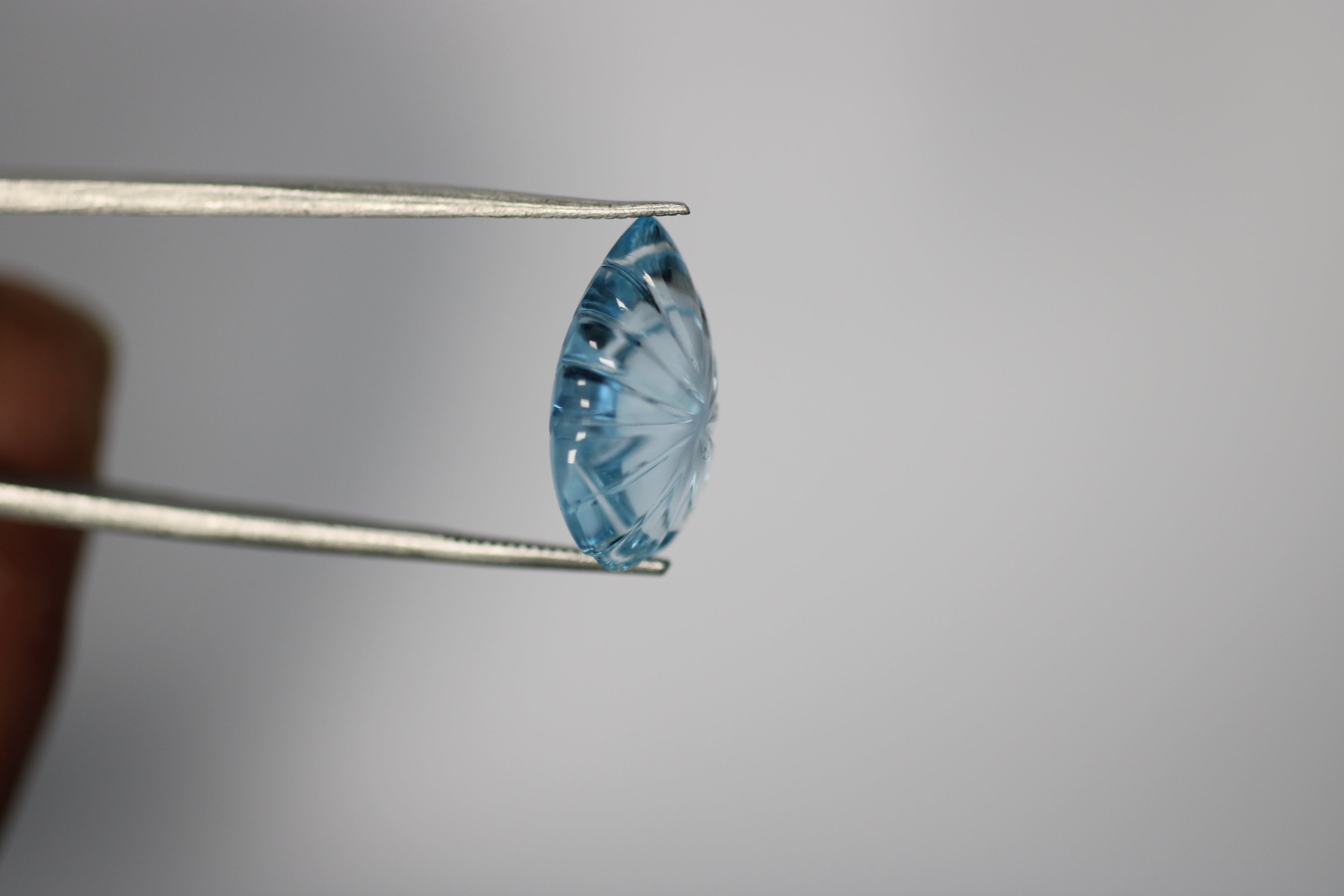 Topázios Gota Azul Suisse 13 x 18 mm – Lote de 3 Unidades (43,93 ct)