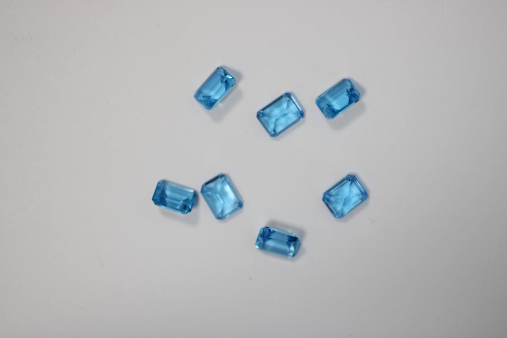 Topázio Retangular Azul Suisse 12 x 16 mm – 1 Unidade (12,49 ct)