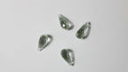 Prasiolita Natural Briolet– Lote com 4 Unidades (19,45 ct no total)