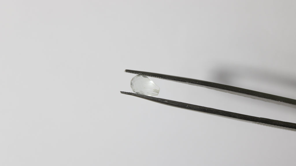 Prasiolita Natural Briolet– Lote com 3 Unidades (6,14 ct no total)