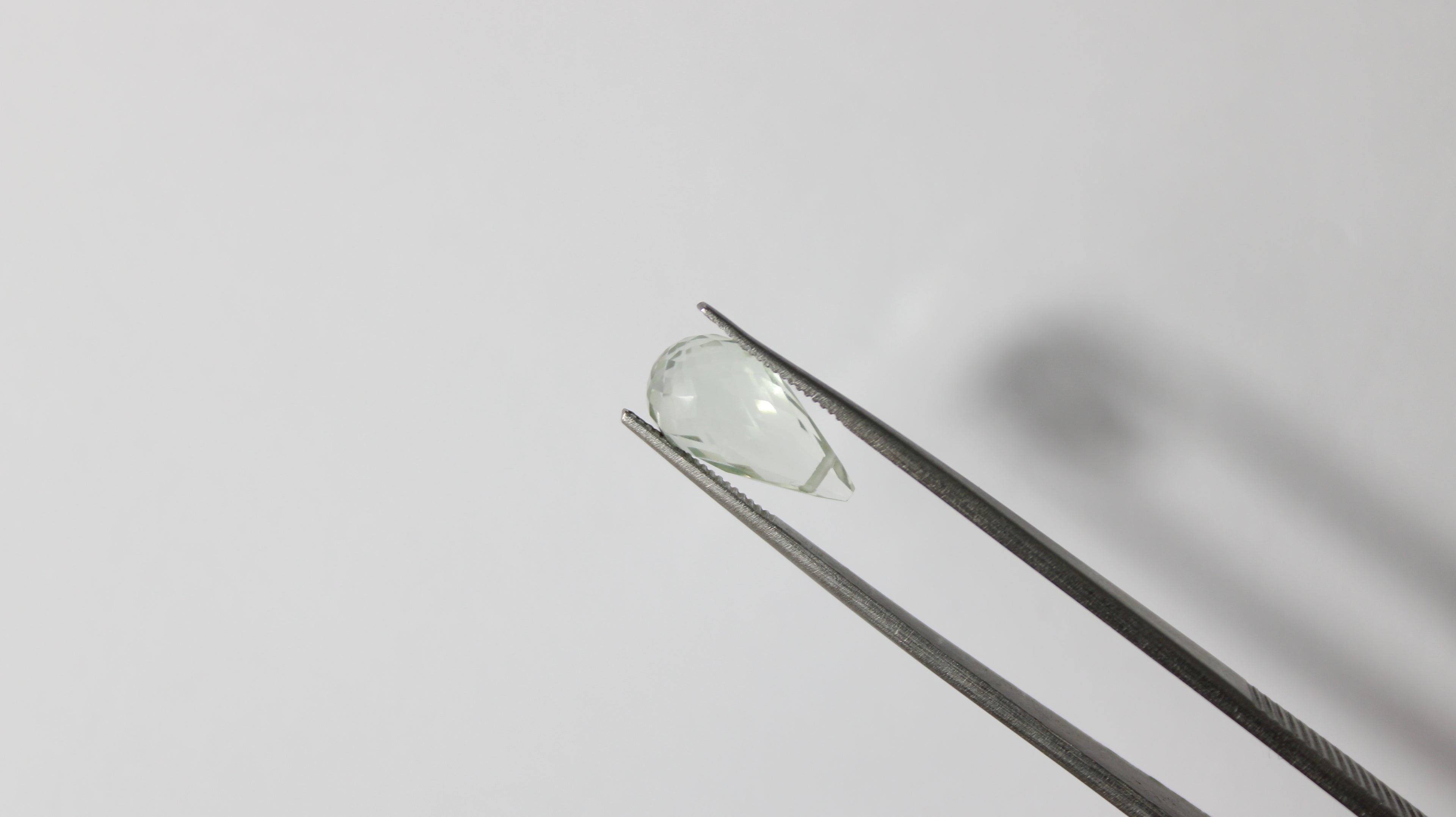 Prasiolita Natural Briolet– Lote com 2 Unidades (11,56 ct no total)