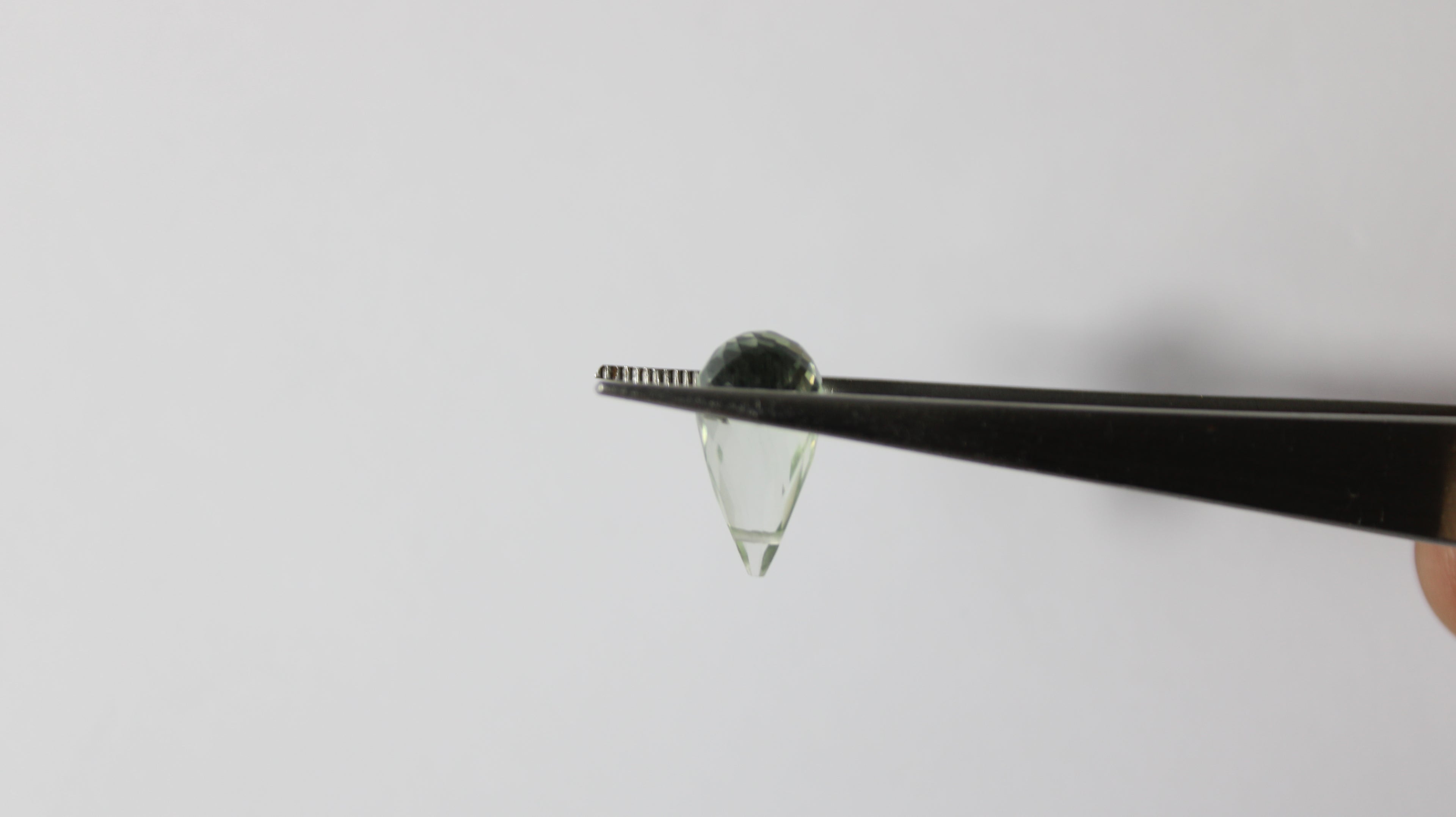 Prasiolita Natural Briolet– Lote com 2 Unidades (11,56 ct no total)