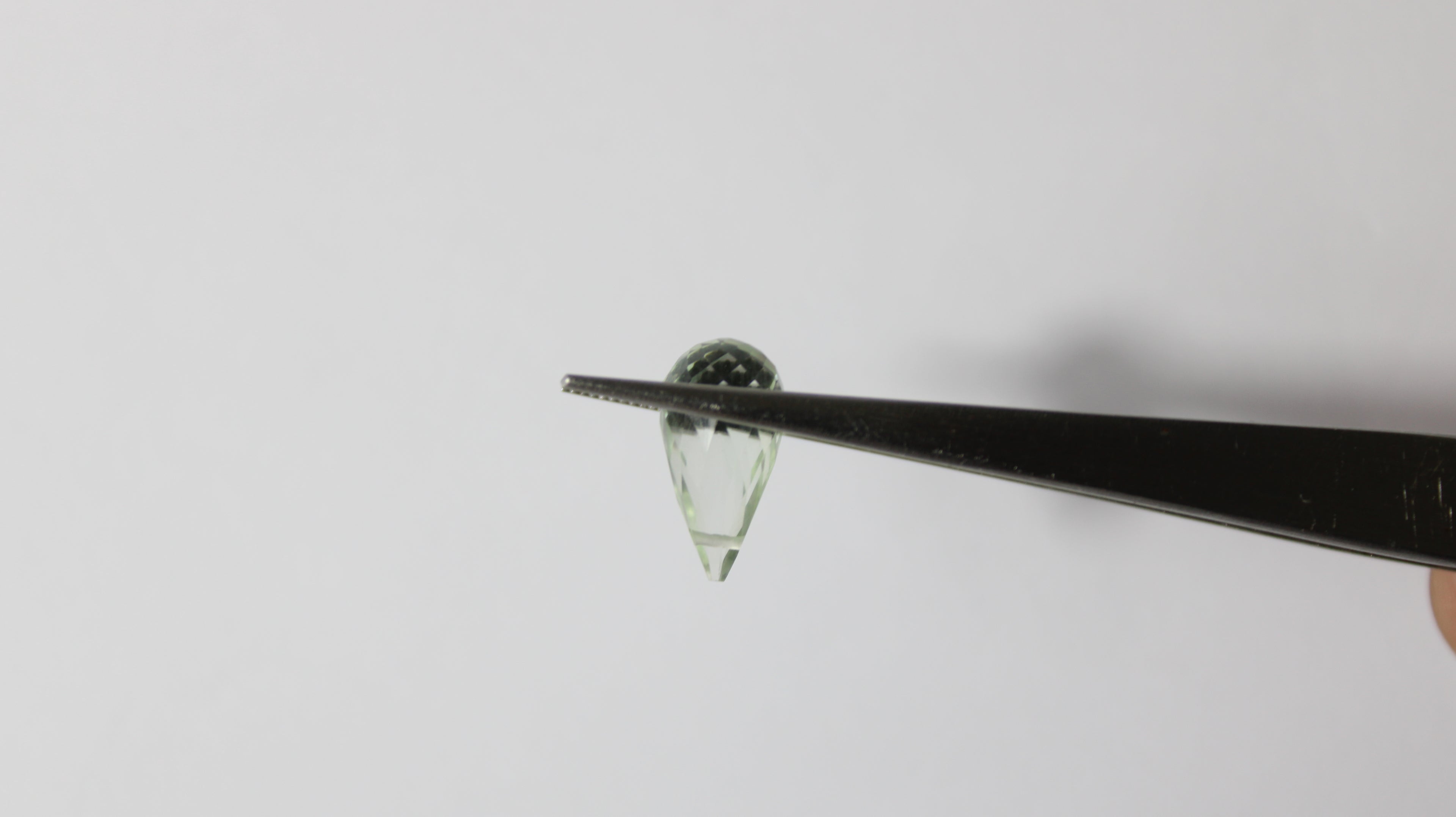 Prasiolita Natural Briolet– Lote com 2 Unidades (11,56 ct no total)