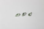Prasiolita Natural Briolet – Lote com 3 Unidades (8,01 ct no total)