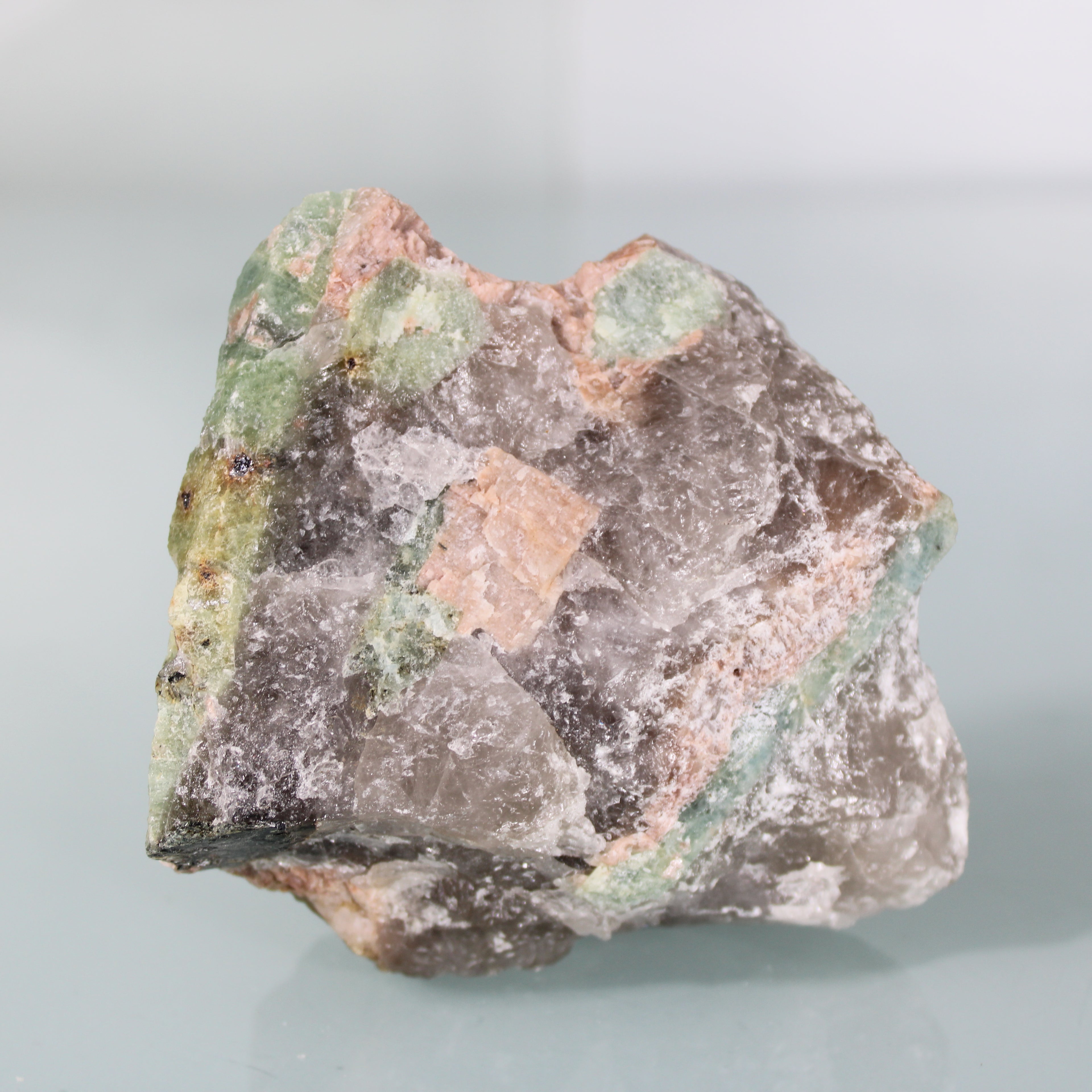 Raw Block with Aquamarine Inclusions in the Matrix