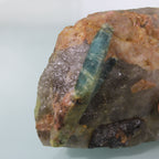 Bloco Mineral com Água-Marinha - Cristalizações Visíveis em Matriz