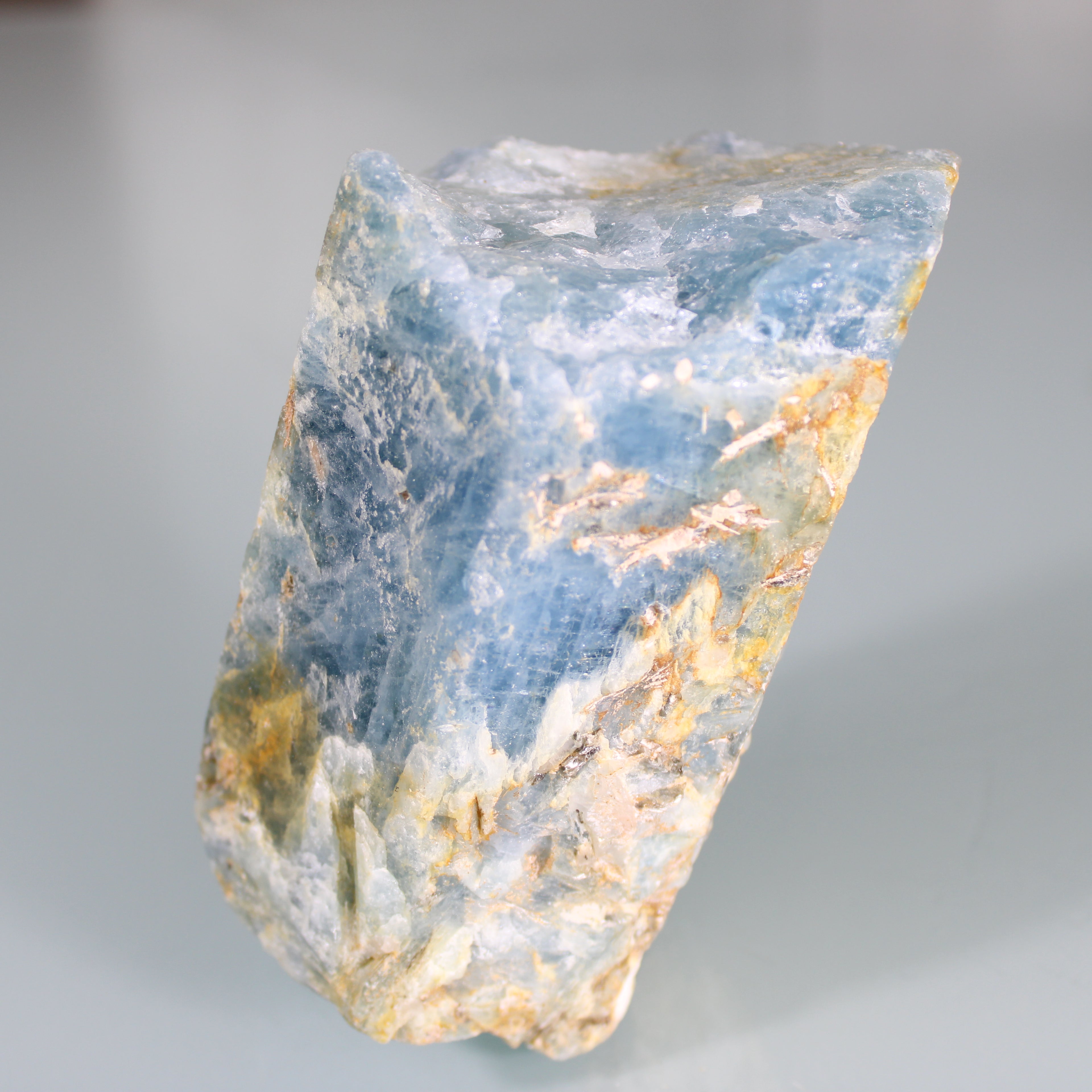 Bloco de Cristal Bruto de Água-Marinha