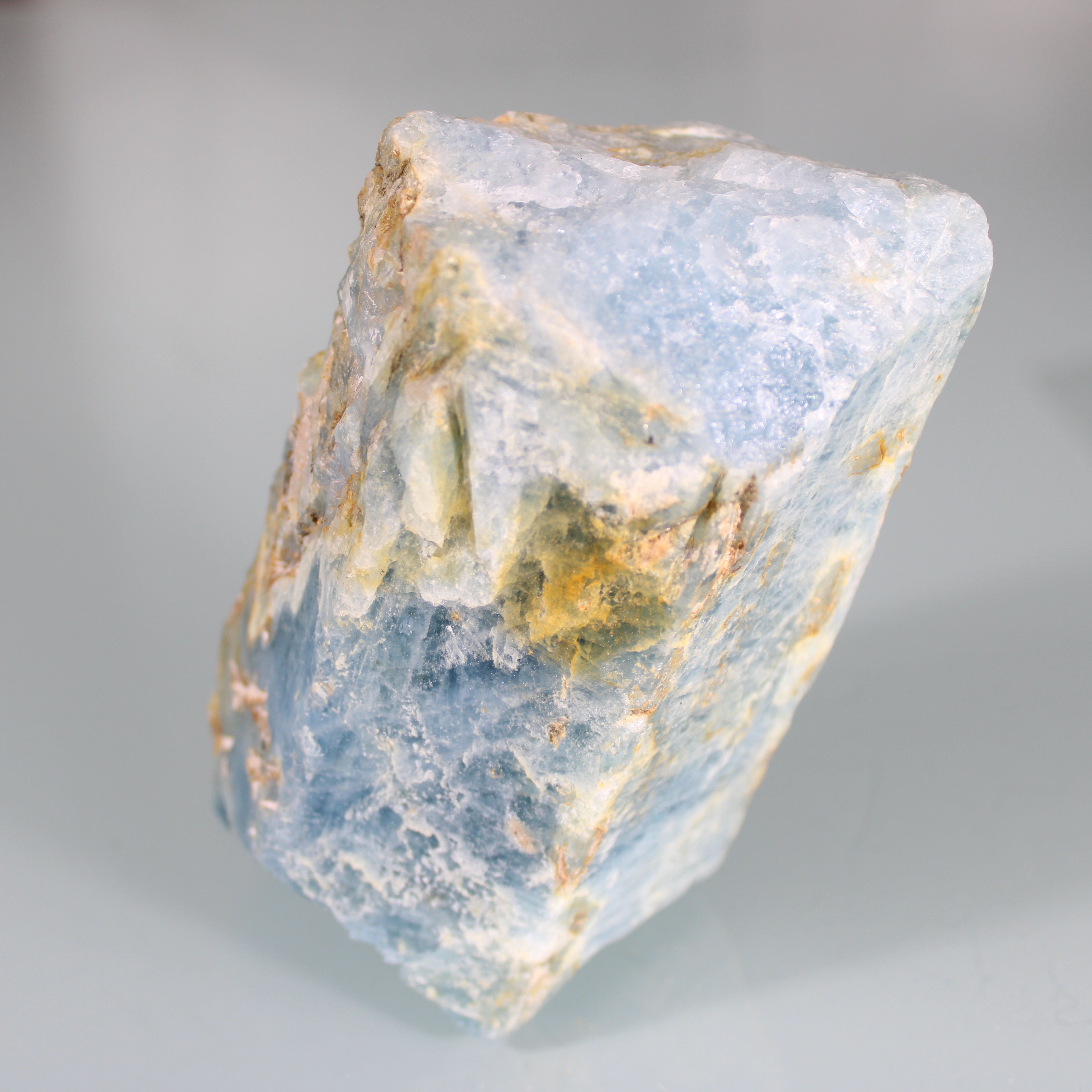 Bloco de Cristal Bruto de Água-Marinha