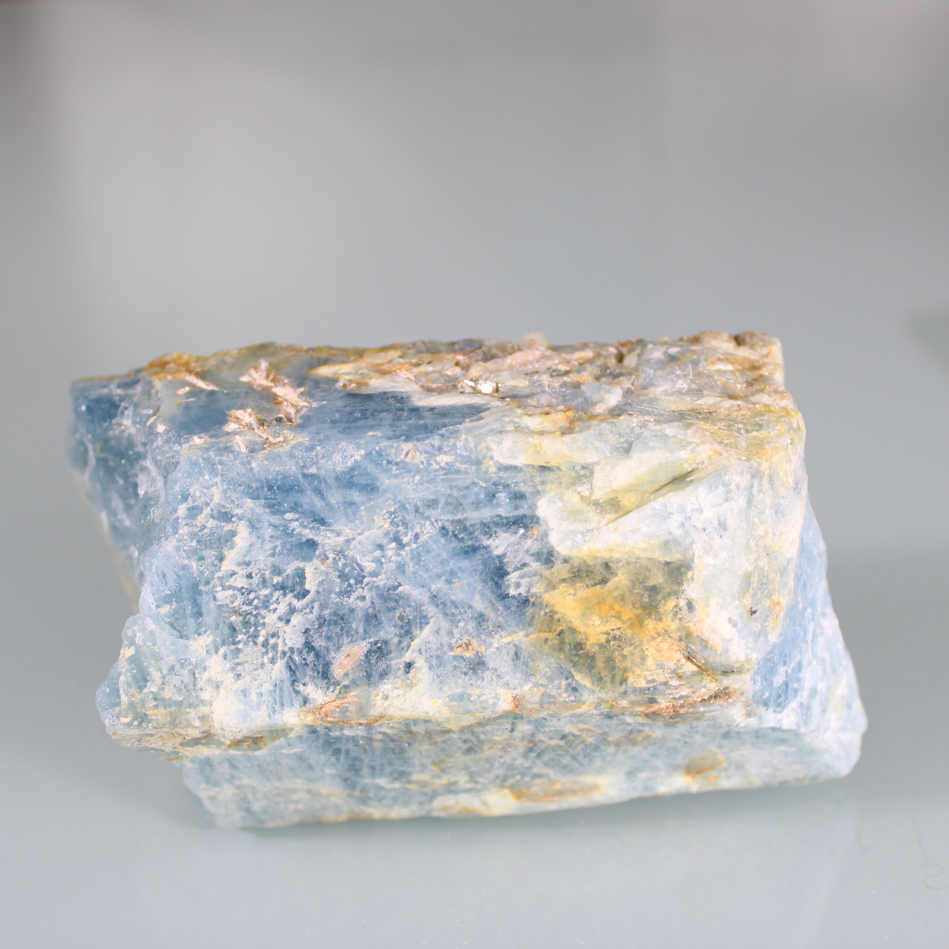Bloco de Cristal Bruto de Água-Marinha