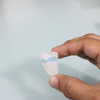Cristal de Água-Marinha em Quartzo – Miniatura de Alta Pureza