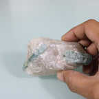 Cristal de Água-Marinha na Matriz  – Formação Bruta e Autêntica